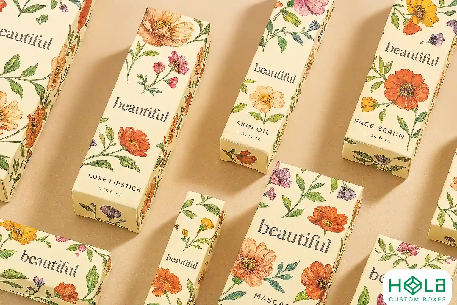 custom cream boxes